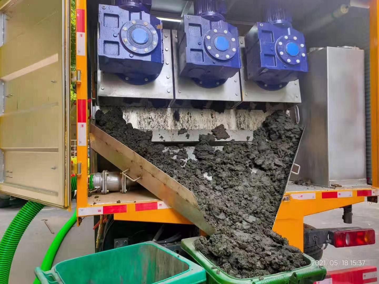 肥城化粪池清掏城市维护站-泥浆净化干湿分离处理